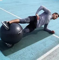 М'яч для фітнесу (фітбол) Power System PS-4018 Ø85 cm PRO Gymball Black (4018BK-0) - мініатюра 6