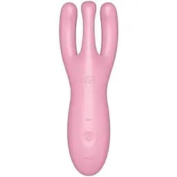 Клиторальный смарт вибратор Satisfyer Threesome 4 Pink с тремя пальчиками