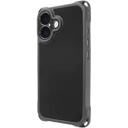 Чохол TPU CrossBody with straps для Apple iPhone 16 Plus (6.7) Black - мініатюра 2