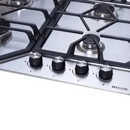 Поверхня газова на металі Weilor GM W 604 SS - мініатюра 4