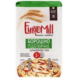 Уцінка. Борошно пшеничне EuroMill цілозернове 1 кг (876646)
