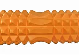 Масажний ролик EasyFit Grid Roller 33 см v.1.2 Помаранчевий (EF-2022-OR) - мініатюра 2