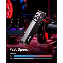 Накопичувач SSD Lexar m.2 NVMe 2TB NM790 LNM790X002T-RNNNG (LNM790X002T-RNNNG) - мініатюра 3