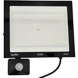 Прожектор вуличний LED Brille з датчиком руху HL-59P/100W NW IP65, 33-904