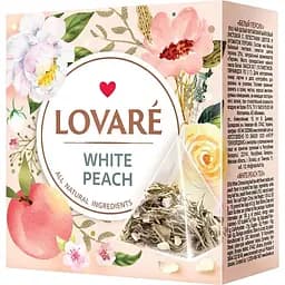 Чай Lovare White peach пірамідки 30 г
