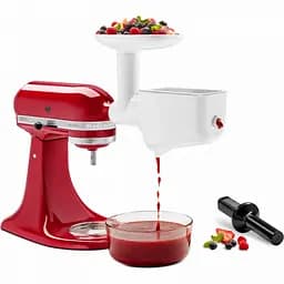 Набір з 2 насадок KitchenAid протирка + м'ясорубка (5KSMFVSP+5KSMFGA) (5KSMFVSFGA) - мініатюра 5
