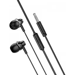 Навушники Borofone BM74 Singer універсальні earphones with microphone 1.2m Hi-Fi HD Mic чорні