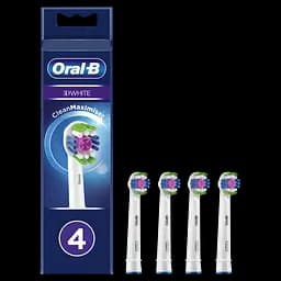 Насадки для електричної зубної щітки Oral-B 3D White CleanMaximiser, 4 шт.