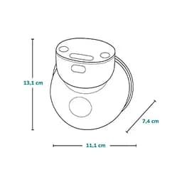 Молоковідсмоктувач Lionelo Fidi Free Simple White (LOC-FIDI FREE SIMPLE WHITE) - мініатюра 6