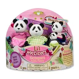 Набір фігурок Li'l Woodzeez Сім'я Панд 4од книжка EN det0018377 - мініатюра 7