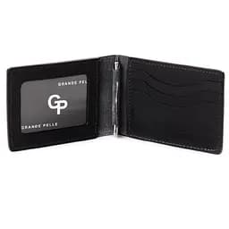 Затискач-портмоне GRANDE PELLE 11х8х0.5 см acs0032124 - мініатюра 2
