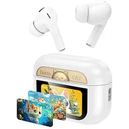 Бездротові TWS навушники Hoco EW88 Rampino with Touch Screen ANC White