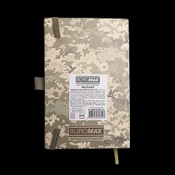Щоденник недатований Buromax Military A6 штучна шкіра 336 сторінок світло-зелений (BM.26300-15) - мініатюра 7