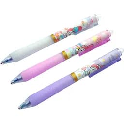 Набір гелевих ручок автоматичних Malevaro чорнила синього кольору дизайн 13 пиши-стирай  12 шт. (33150/12)