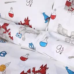 Підковдра MirSon Ranforce Elite 17-0725 Гаррі Поттер 110х140 см біла (2200010752663)