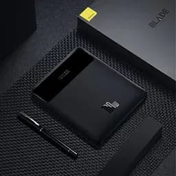 Портативний ЗП Power Bank Baseus Blade 100W 20000 mAh (PPDGL-01) Black - мініатюра 7