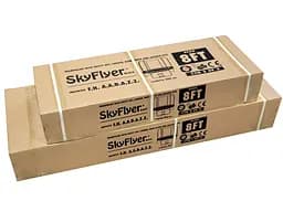 Батут садовий SkyFlyer Black 8 футов зі сходами 244 см (TR0033) - мініатюра 12