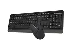 Комплект (клавіатура + миша) A4Tech Fstyler FG1012 Wireless (Black) [70052] - мініатюра 3