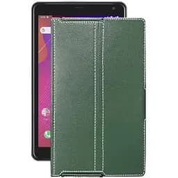 Чехол StatusCASE из экокожи для планшета Prestigio Q Pro Темно-зеленый