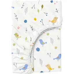 Простирадло на резинці Cosas в дитяче ліжечко GOLDEN SONGBIRDS 60х120х12 см (GoldenSongbirds_120)