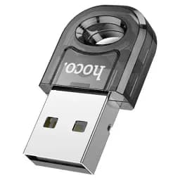 Адаптер USB bloetooth, Hoco UA28, v5.1, черный, Slim