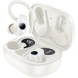 Бездротові навушники Hoco EQ8 Pure joy in-ear true wireless BT5.3 headset, 40mAh, 500mAh, 7h, Milky White