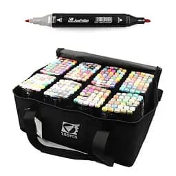 Набір скетч-маркерів двосторонніх Bambi ST40665 в наборі 280 штук