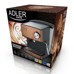 Кавоварка еспресо Adler AD 4404 cooper 15 Bar - мініатюра 5