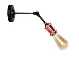 Бра настінне Levistella 752WH1206-1 E27 чорний рожеве золото для дому та зала