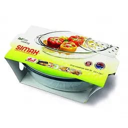 Гусятниця Simaх c кришкою для приготування без масла, 3 л (7406/7416 / P)