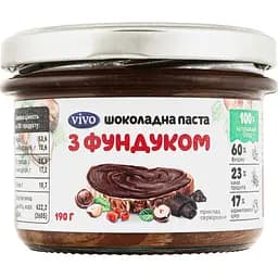 Шоколадна паста Vivo З фундуком 190 г