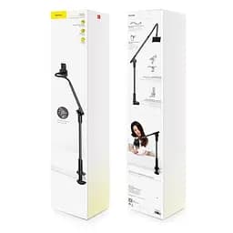 Тримач для телефону Baseus Otaku Life Rotary Adjustment Lazy Holder SULR-0G Silver - мініатюра 3