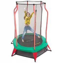 Батут детский для дома 4FIZJO Kids 140 см Green/Red (P-5907739319456)