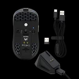 Ігрова бездротова мишка Kondor Astra PRO / Три режими підключення / 24000 DPI / Сенсор Pixart PAW3311 / Black - мініатюра 8