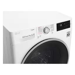 Пральна машина LG з фронтальним завантаженням F2J6HS1W, 7кг, 1200, A+++-10%, Пар, глибина 45см, Дисплей, Інвертор, Білий (F2J6HS1W) - мініатюра 4