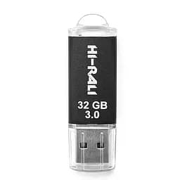 Флеш-накопичувач USB3.0 32GB Hi-Rali Rocket Series Black (HI-32GB3VCBK) - мініатюра 2