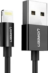 Кабель Ugreen USB Type A - Apple Lightning 1 м MFi Black (US155/80822) - мініатюра 2