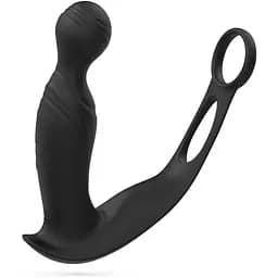 Стимулятор простати Crushious Flamma 16 см (чорний)