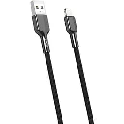 Кабель XO NB182 2.4A USB Cable lighting Чорний