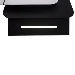 Витяжка декоративна похила Perfelli DNS 9753 B 1100 WH/BL LED Strip - мініатюра 4