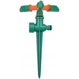 Зрошувач обертовий Flo 3-сторонній на кілку 1/2" ABS-пластик (89272)