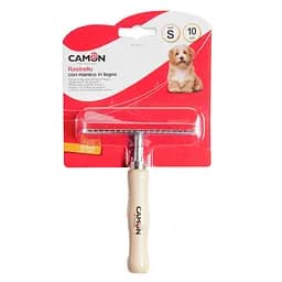 Гребінець-граблі Camon з 20 зубцями з дерев'яною ручкою 10 см (B729/A)