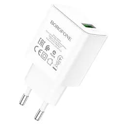 МЗП Borofone BA66A QC3.0 (1USB-A) White