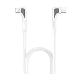 Кабель угловой Remax RC -181i PD 20W Type-C to Ligtning белый