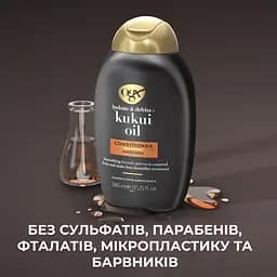 Кондиціонер для волосся OGX Kukuí Oil Зволоження та гладкість, з олією гавайського горіха  385 мл - мініатюра 7