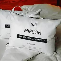 Подушка пухова MirSon Extra Premium Carmela №104 60х60 см шампань (2200000003072) - мініатюра 13
