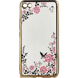 Панель BeCover Flowers Series для Meizu U20 Gold (701311)