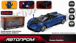 
Машинка металева Pagani Huayra Roadster 1:24 АВТОПРОМ світло звук двері 68264A - мініатюра 6