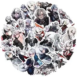 Стікерпак GeekLand Genshin Impact Arlecchino 45 штук (SP GI Ar 01)