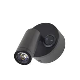 Підсвітка Brille AL-540/3W WW BK світлодіодна настінна накладна